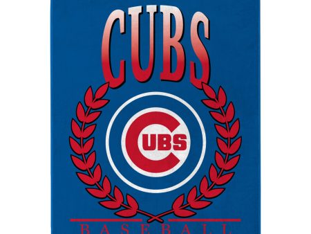 Chicago Cubs MLB Plateau Silk Touch Throw Blanket 46X60 Inches Online