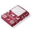 Alabama Crimson Tide NCAA Xmas Time Silk Touch Throw Blanket 50X60 Inches Cheap