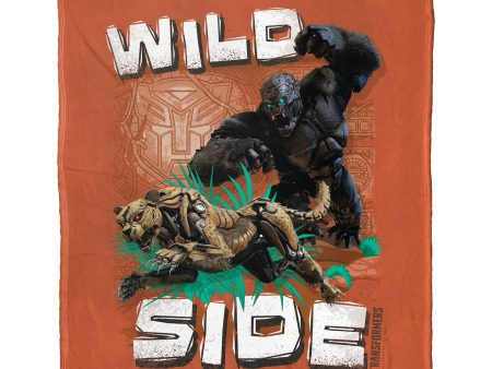 Hasbro Transformers: Rise Of The Beasts Wild Side Silk Touch Throw Blanket 50x60 Inches Sale