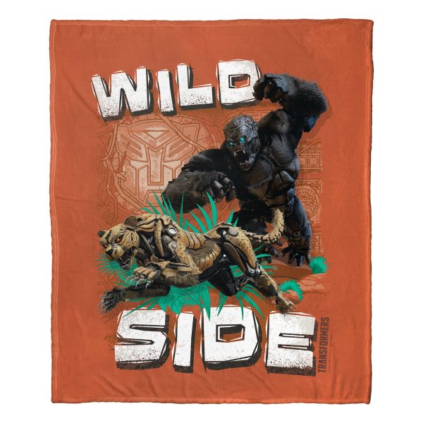 Hasbro Transformers: Rise Of The Beasts Wild Side Silk Touch Throw Blanket 50x60 Inches Sale