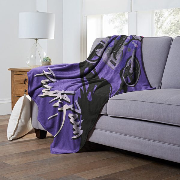 Warner Bros. WB 100 Sorrow Silk Touch Throw Blanket 50x60 Inches Sale