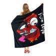 Disney Nightmare Before Christmas Love Is Alive Silk Touch Throw Blanket 50x60 Inches on Sale