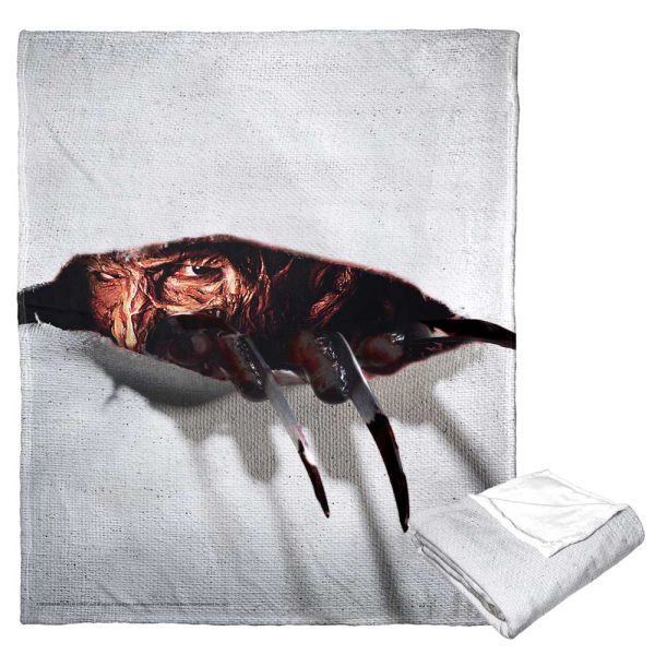 Warner Bros. Horror Here s Freddy Silk Touch Throw Blanket 50x60 Inches For Sale