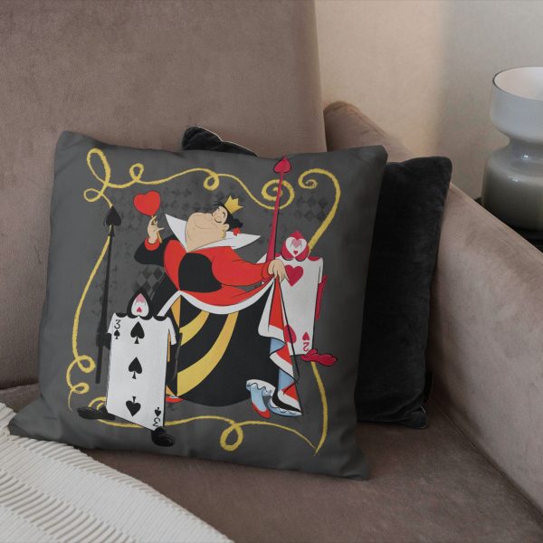 Disney Alice in Wonderland The Queens Way Throw Pillow 18x18 Inches For Sale