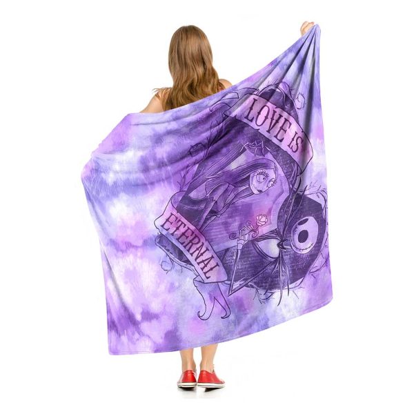 Disney Nightmare Before Christmas Eternal Nightmare Silk Touch Throw Blanket 50x60 Inches For Discount