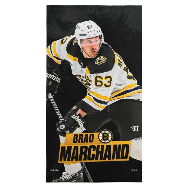 Boston Bruins Brad Marchand NHL Beach Towel 30X60 Inches Supply