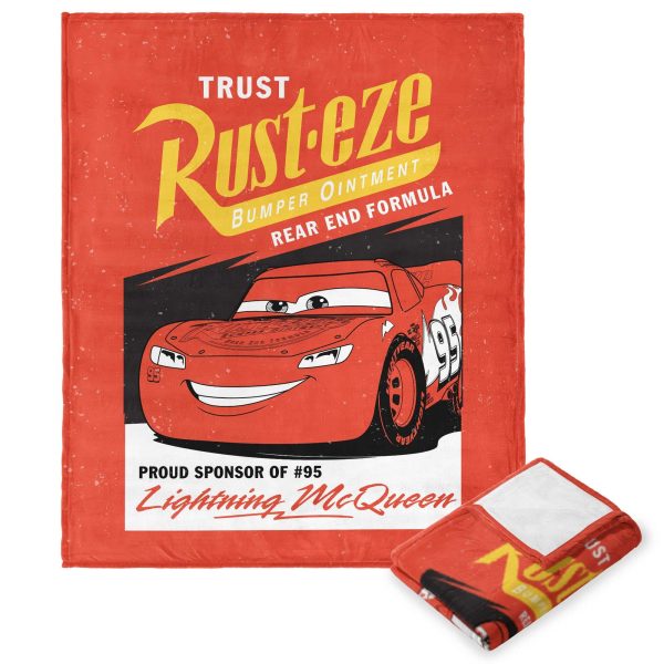 Disney Pixar Cars Trust Rusteze Silk Touch Throw Blanket 50x60 Inches For Discount