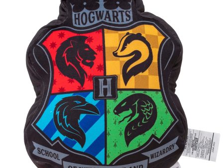 Warner Bros. Harry Potter Hogwarts Crest Logo Cloud Pillow 15 Inches Cheap