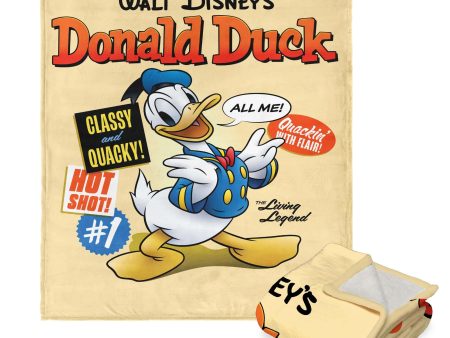 Disney Donald Duck Living Legend Silk Touch Sherpa Throw Blanket 50x60 Inches Supply