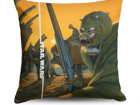 Disney Star Wars Classic Concepts Tusken Raiders Throw Pillow 18X18 Inches Cheap