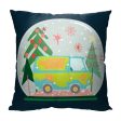 Warner Bros. Scooby-Doo Mystery Machine Globe Throw Pillow 18x18 Inches Online now