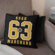 Boston Bruins Brad Marchand NHL Throw Pillow 18X18 Inches Fashion