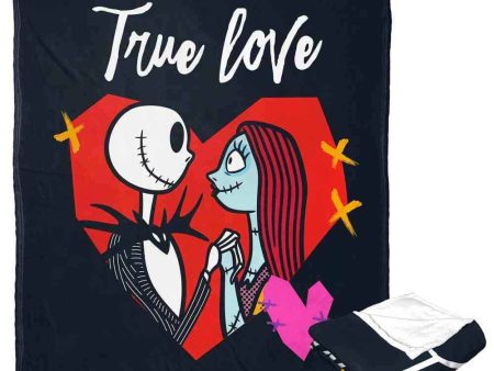 Disney Nightmare Before Christmas Love Is Alive Silk Touch Throw Blanket 50x60 Inches on Sale