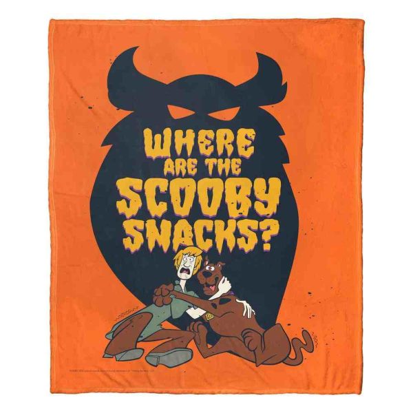 Warner Bros. Scooby-Doo Where Are The Scooby Snacks Silk Touch Throw Blanket 50x60 Inches Supply