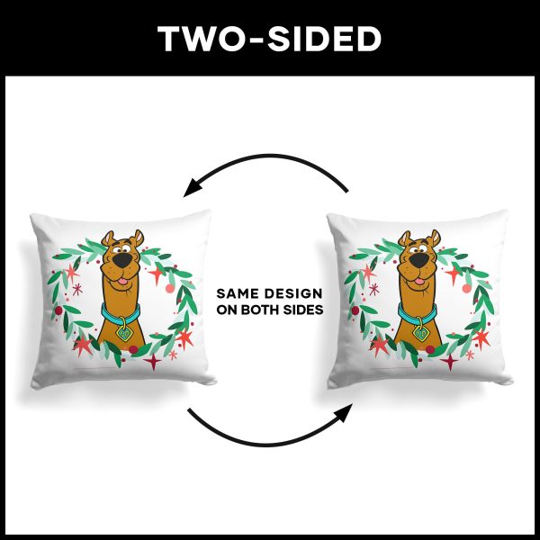 Warner Bros. Scooby-Doo Festive Scooby Throw Pillow 18x18 Inches Cheap