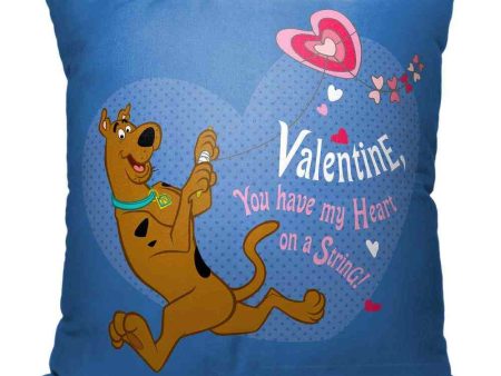 Warner Bros. Scooby-Doo Heart On A String Throw Pillow 18x18 Inches Cheap