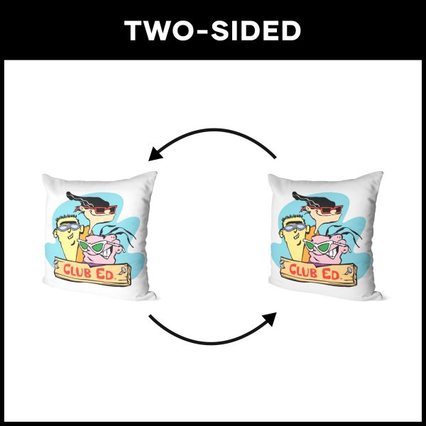 Cartoon Network Ed Edd N Eddy Club Ed Throw Pillow 18x18 Inches Online Hot Sale