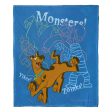 Warner Bros. Scooby-Doo Monsters Oh My Silk Touch Throw Blanket 50x60 Inches For Sale