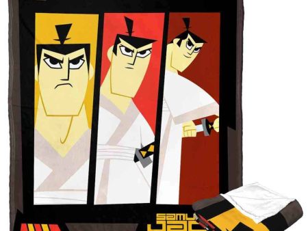 Cartoon Network Samurai Jack Jack Panels Silk Touch Throw Blanket 50x60 Inches Supply