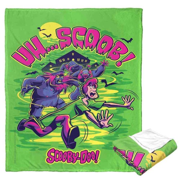 Warner Bros. Scooby-Doo Uh Scoob Where Are You Silk Touch Throw Blanket 50x60 Inches For Discount