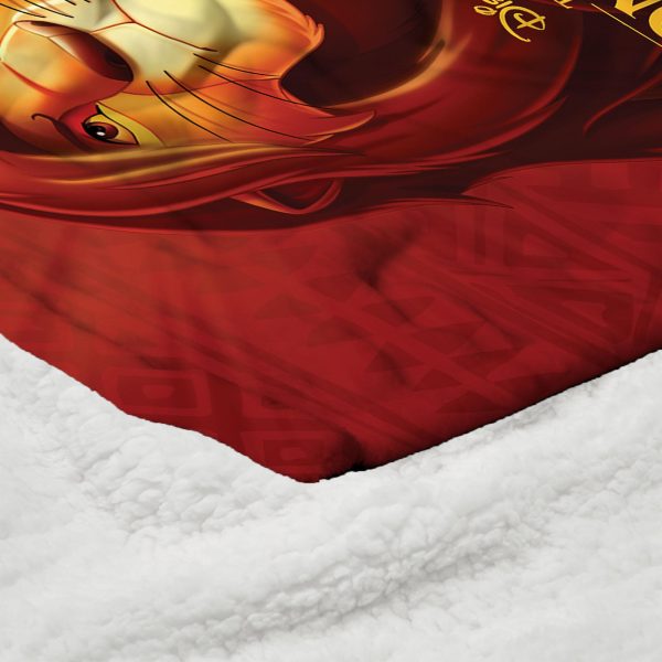 Disney Lion King The King Silk Touch Sherpa Throw Blanket 50x60 Inches Hot on Sale