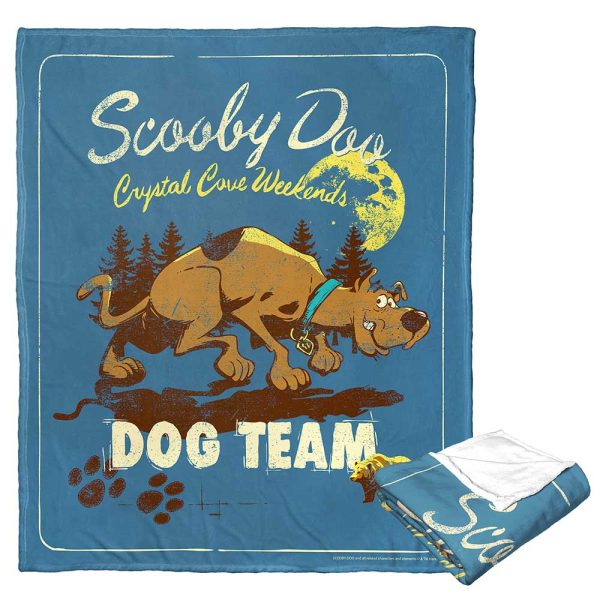 Warner Bros. Scooby-Doo Dog Team Silk Touch Throw Blanket 50x60 Inches For Sale