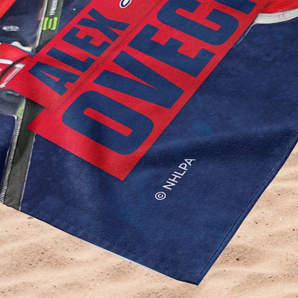 Washington Capitals Alex Ovechkin NHL Beach Towel 30X60 Inches Cheap