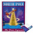 Warner Bros. Polar Express The North Pole Silk Touch Throw Blanket 50x60 Inches Online now