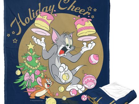 Warner Bros. Tom And Jerry Holiday Cheer And Mischief Silk Touch Throw Blanket 50x60 Inches Hot on Sale