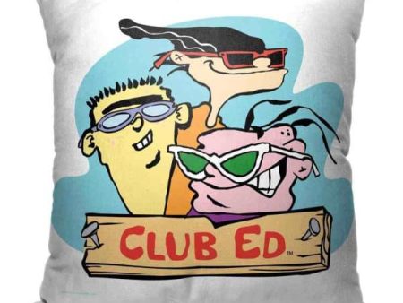 Cartoon Network Ed Edd N Eddy Club Ed Throw Pillow 18x18 Inches Online Hot Sale