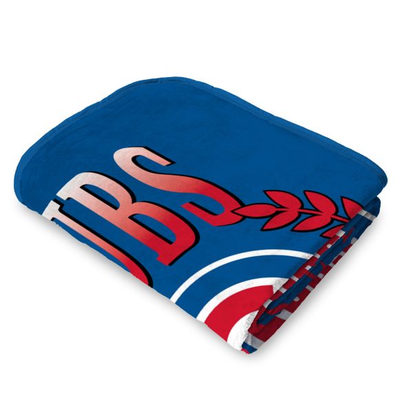 Chicago Cubs MLB Plateau Silk Touch Throw Blanket 46X60 Inches Online