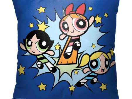 Cartoon Network Powerpuff Girls Little Crime Fighters Pillow 18x18 Inches Online now