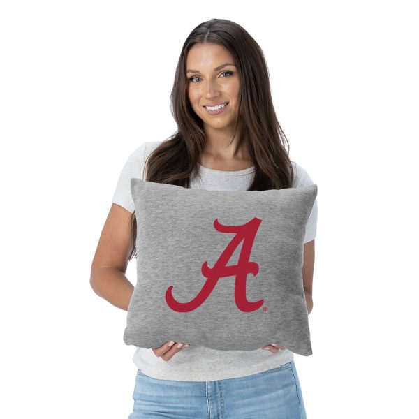 Alabama Crimson Tide NCAA Logo Sweatshirt Pillow 16 Inches Online now