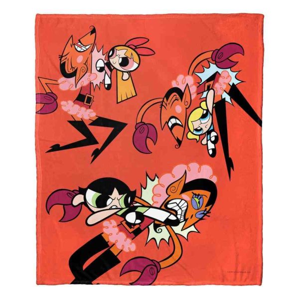 Cartoon Network Powerpuff Girls Get Him Silk Touch Throw Blanket 50x60 Inches Online now