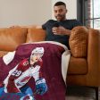 Colorado Avalanche Nathan Mackinnon NHL Silk Touch Sherpa Throw Blanket 50X60 Inches For Cheap