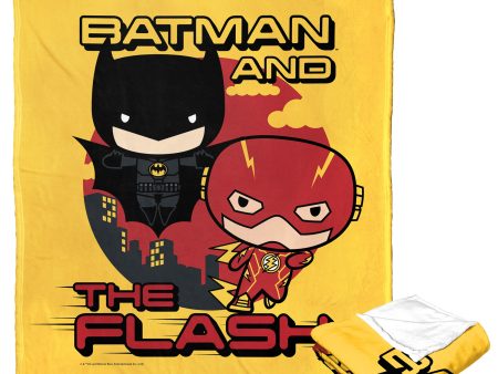 Warner Bros. The Flash Batman And Flash Silk Touch Throw Blanket 50x60 Inches Online Sale