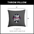 Disney Star Wars Classic Badge Throw Pillow 18x18 Inches For Discount