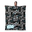 Disney Obi-Wan Obi-Wan Patterns Silk Touch Sherpa Throw Blanket 50X60 Inches on Sale