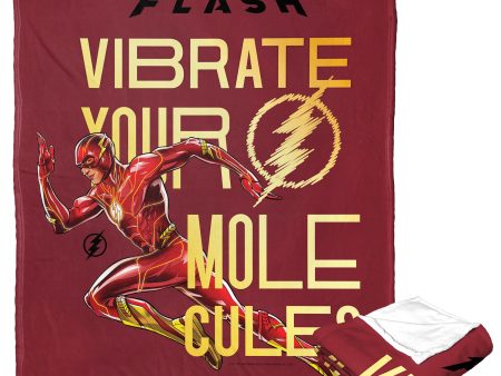 Warner Bros. The Flash Your Molecules Silk Touch Throw Blanket 50x60 Inches Online now