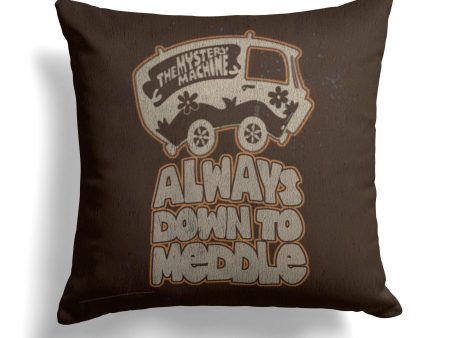 Warner Bros. Scooby-Doo Down To Meddle Throw Pillow 18x18 Inches Sale