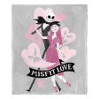 Disney Nightmare Before Christmas Misfit Love Silk Touch Throw Blanket 50x60 Inches For Sale