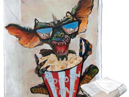 Warner Bros. WB 100 Painted Gremlin Silk Touch Throw Blanket 50x60 Inches Fashion