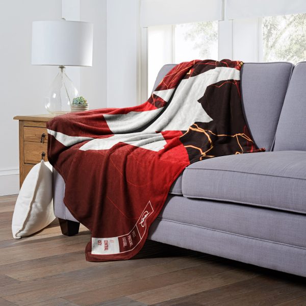 Warner Bros. The Flash Lightening Strike Silk Touch Throw Blanket 50x60 Inches Online