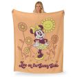 Disney Minnie Mouse Sunnyside Silk Touch Throw Blanket 50x60 Inches Sale