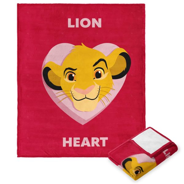 Disney Lion King Lion Heart Silk Touch Throw Blanket 50x60 Inches Supply