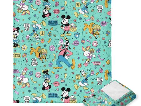 Disney Mickey Mouse Egg Hunt Silk Touch Throw Blanket 50x60 Inches Online