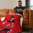 Devils Jack Hughes NHL Silk Touch Sherpa Throw Blanket 50X60 Inches Discount