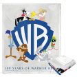 Warner Bros. WB 100 Anniversary Silk Touch Throw Blanket 50x60 Inches Fashion