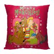 Warner Bros. Scooby-Doo Merry Munchies Throw Pillow 18x18 Inches on Sale