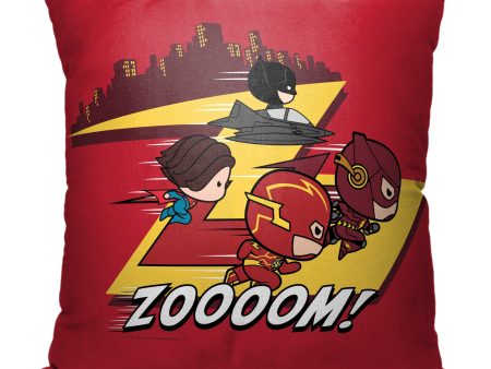 Warner Bros. The Flash Zoom Throw Pillow 18x18 Inches Cheap